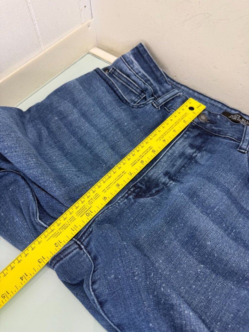 Judy Blue Jeans 16W Splattered Mineral Wash Relaxed Fit Jeans Speckle JB88226 - Picture 7 of 12